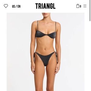 Triangl matching bathing suit